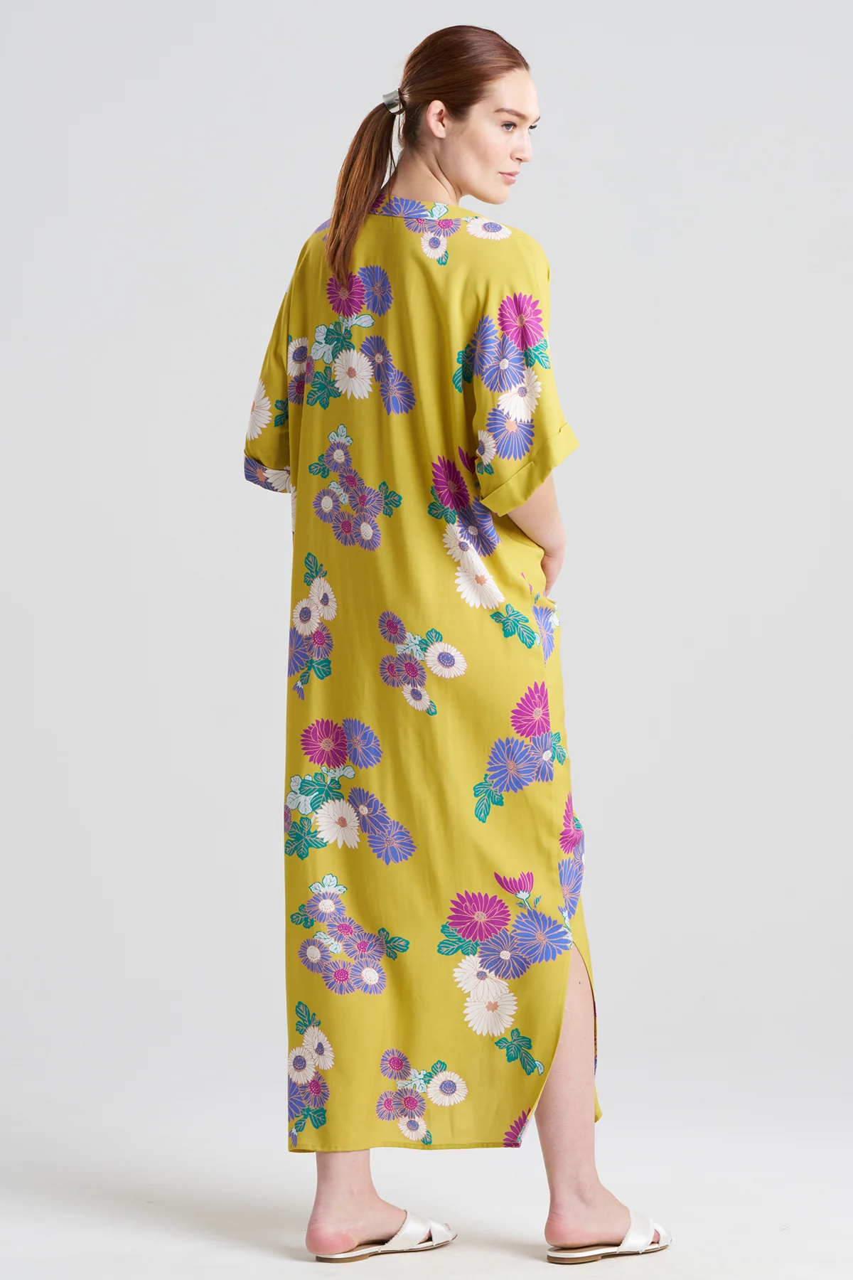 Kiku Challis Dolman Sleeve Caftan - Image 2