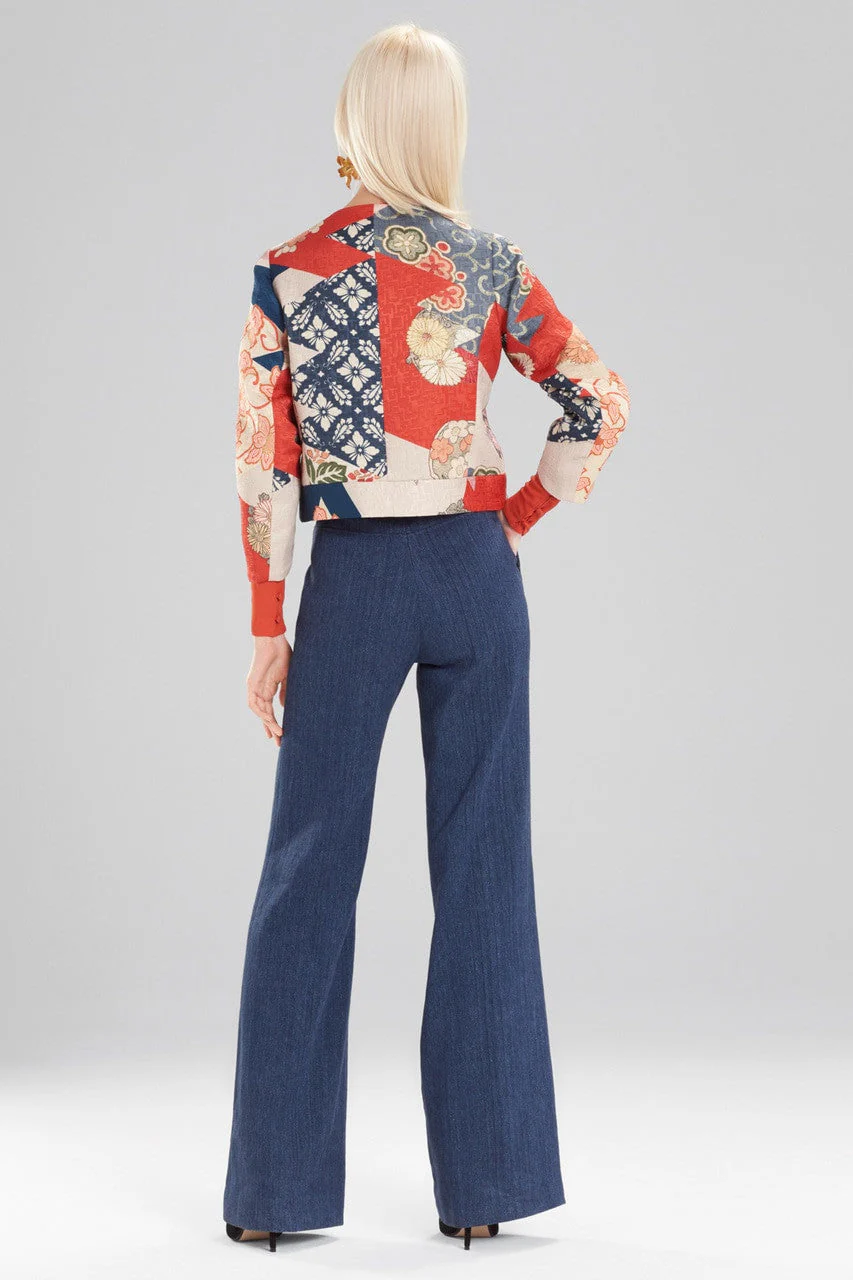 Kimono Patchwork Crop Jacket - Image 3