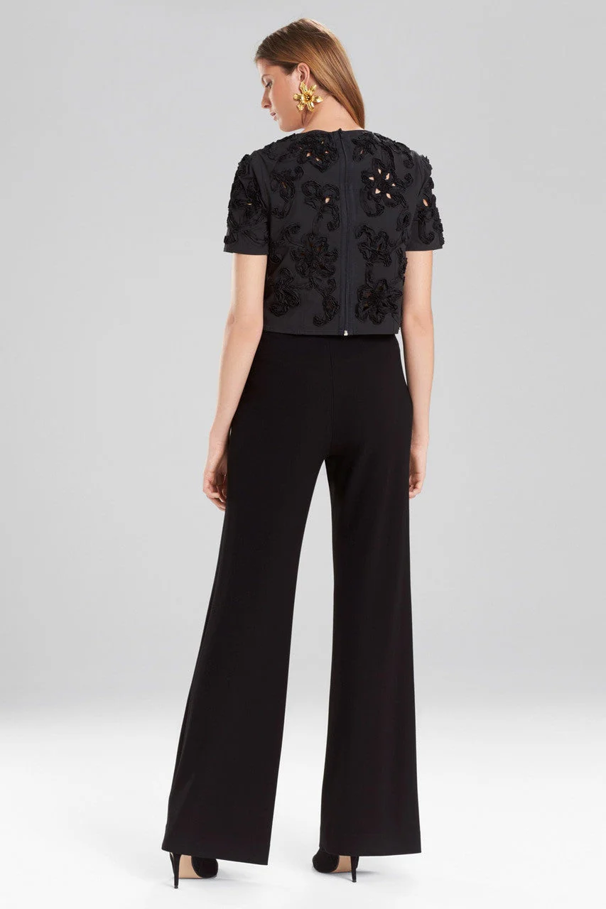 Knit Crepe High Waisted Pants - Image 3