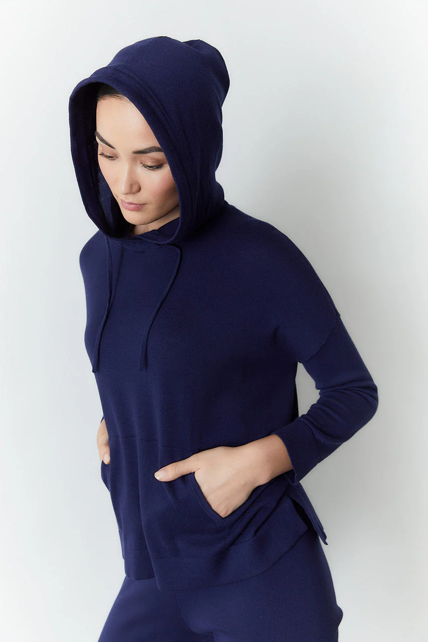 Kyoto Textured Knit Hoodie - Image 6