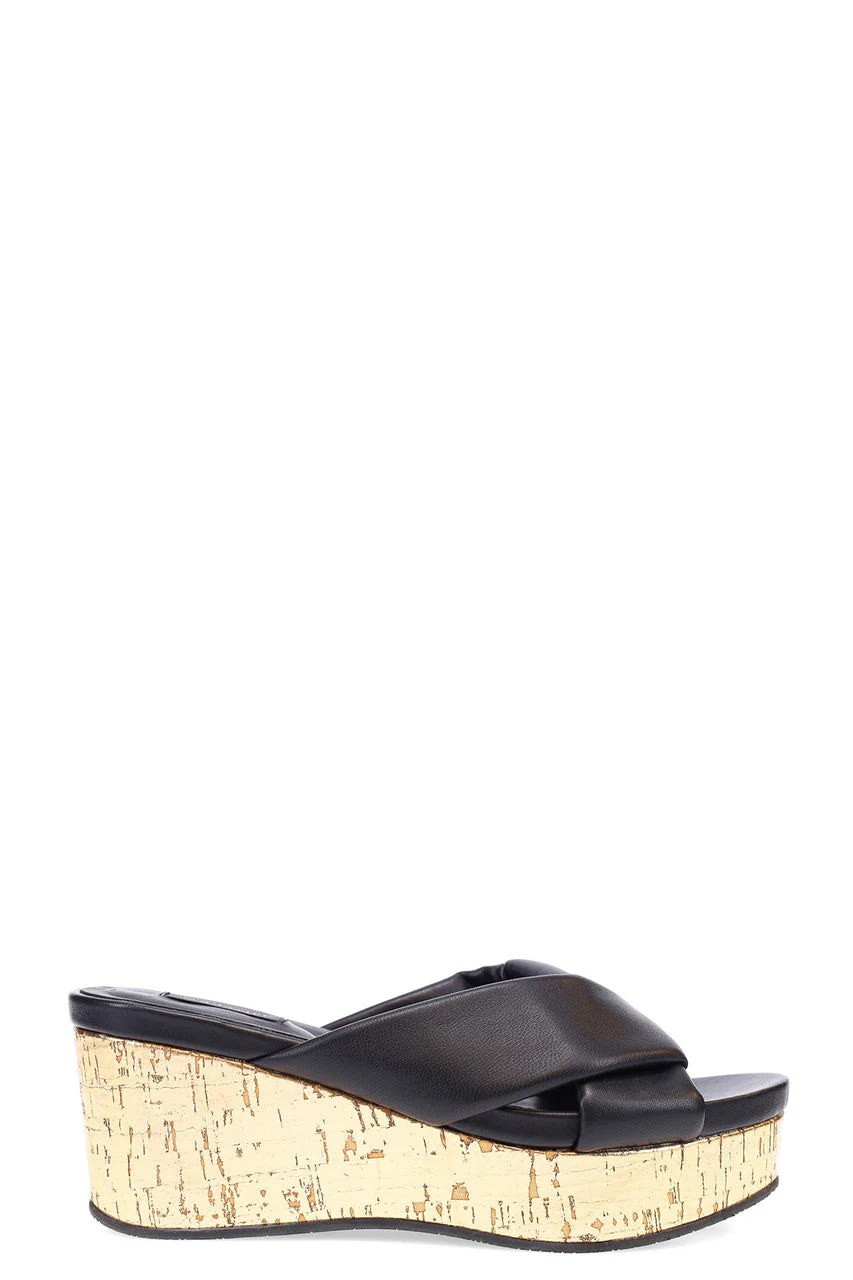 Lanna Nappa Leather Platform Thong Sandals - Image 2