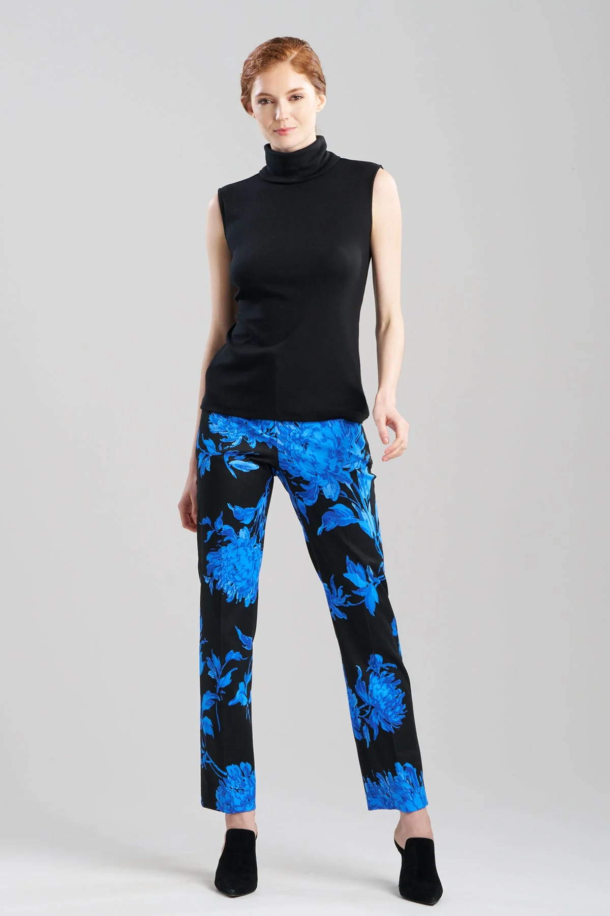 Layering Jersey Sleeveless Turtleneck Top - Image 2