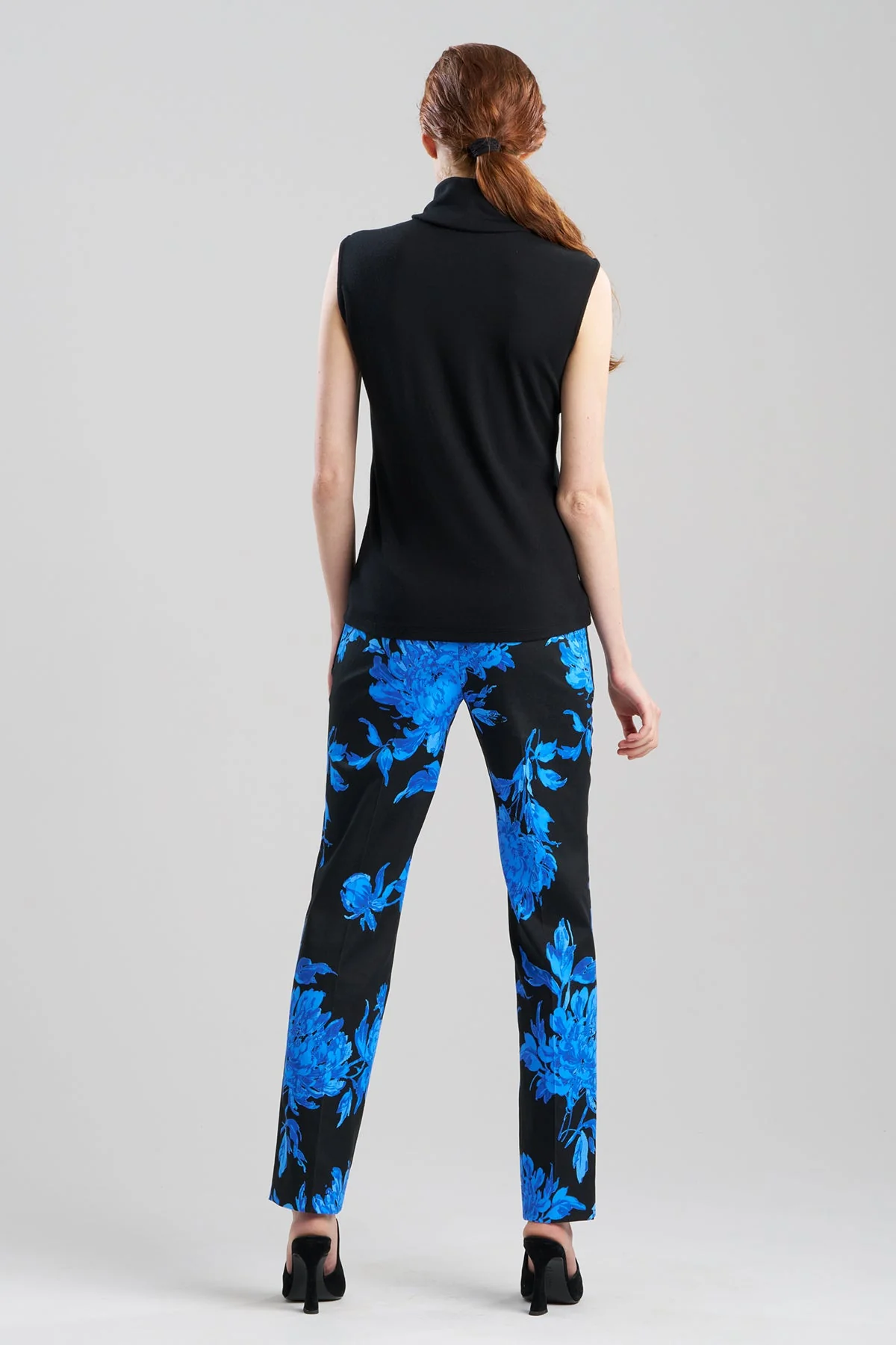 Layering Jersey Sleeveless Turtleneck Top - Image 3