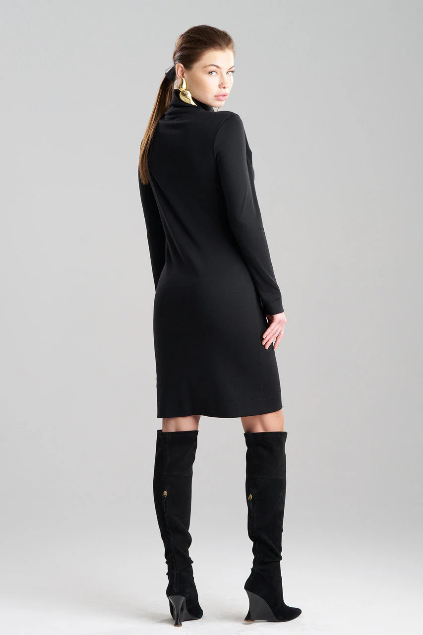 Layering Jersey Turtleneck Dress - Image 2