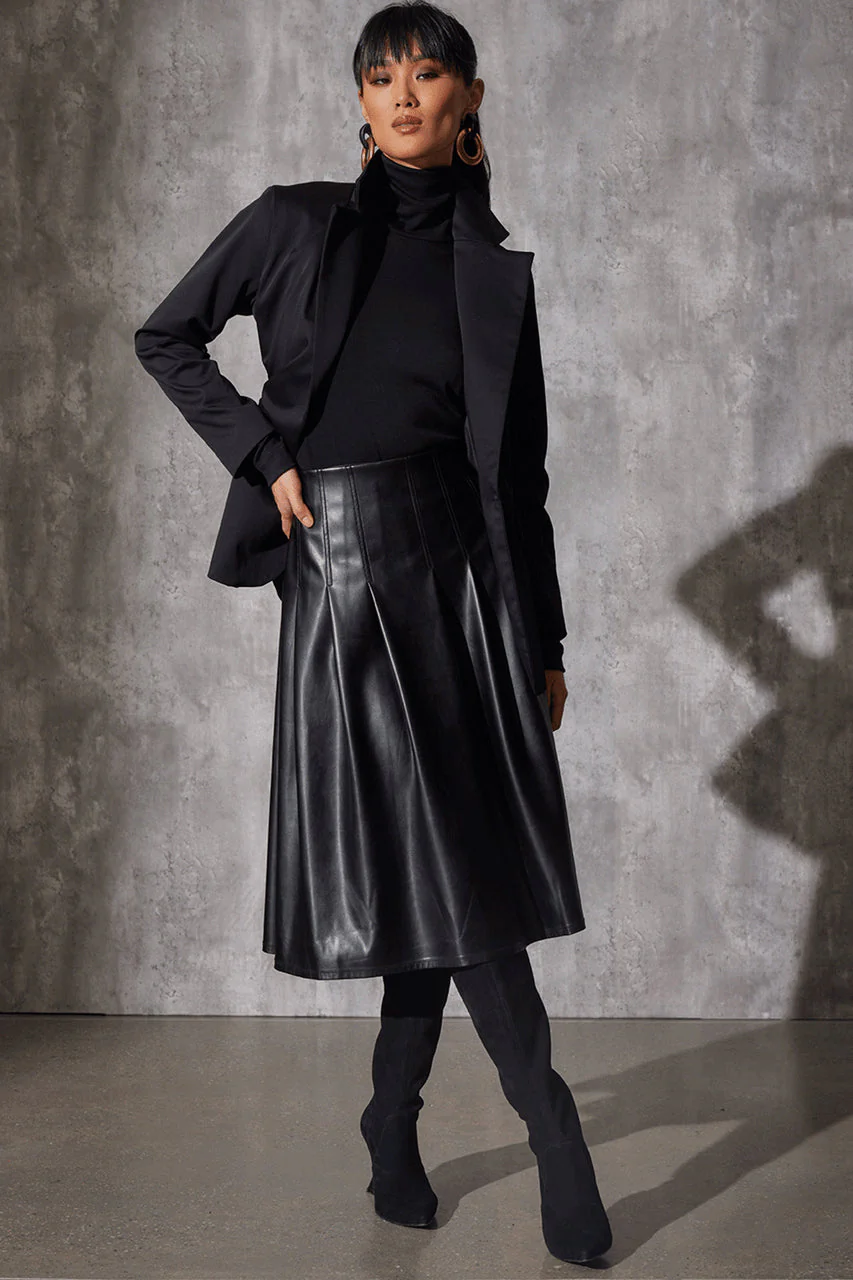 Layering Jersey Turtleneck Top - Image 3