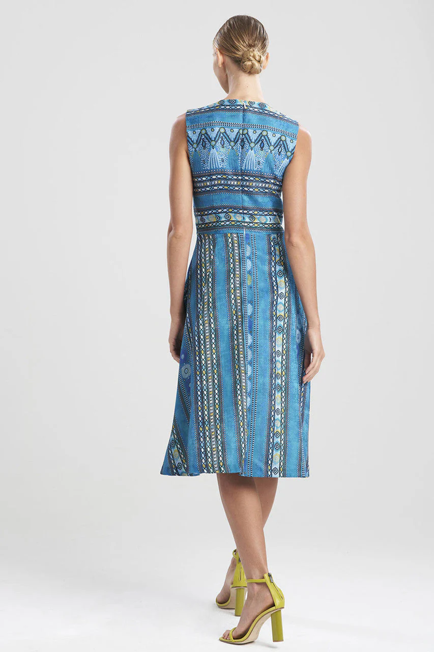 Le Souk Jacquard Fit and Flare Dress - Image 2