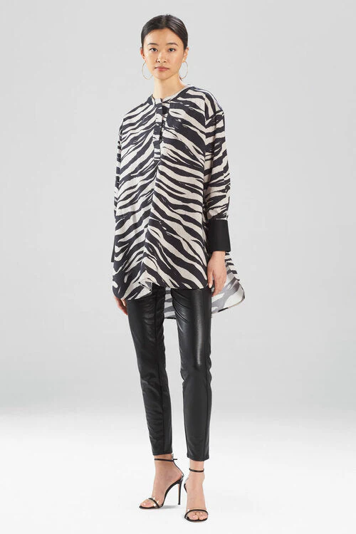 Le Tigre-Printed Cotton Poplin Oversized Shirt - Image 5