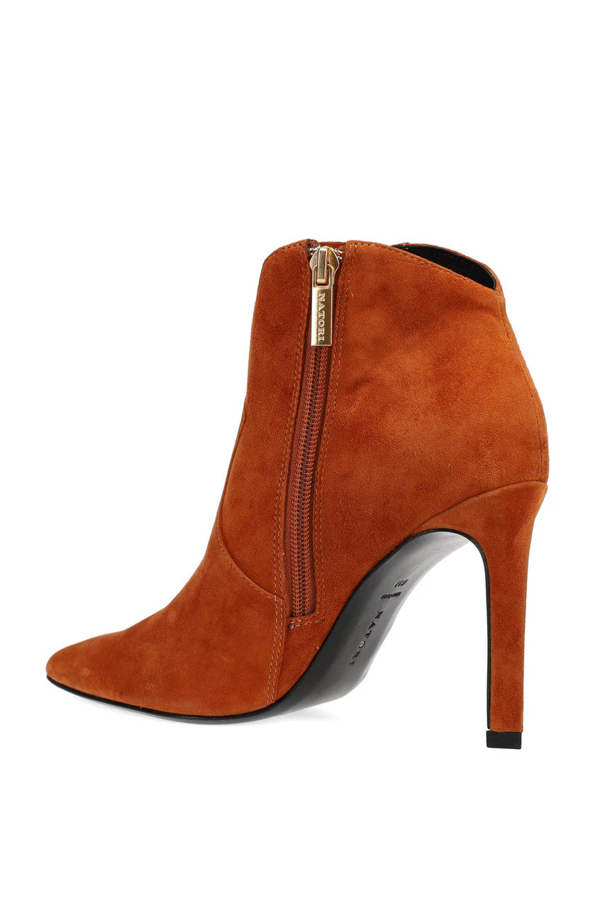Leiko Suede Heel Bootie - Image 6