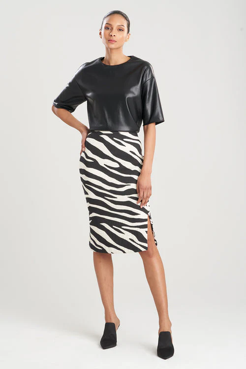 Leo Jacquard Pencil Skirt - Image 8