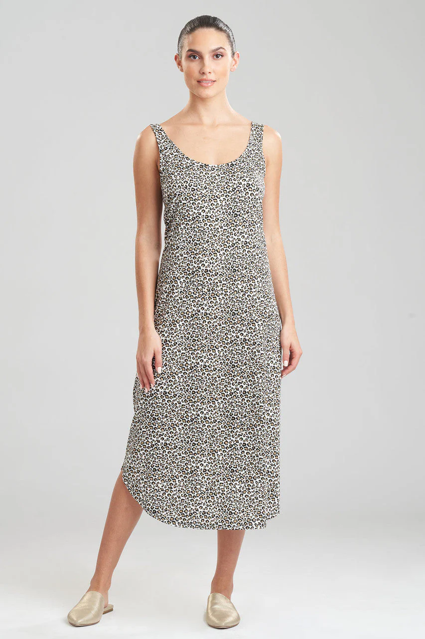 Leo-Printed Cotton Jersey Gown - Image 3