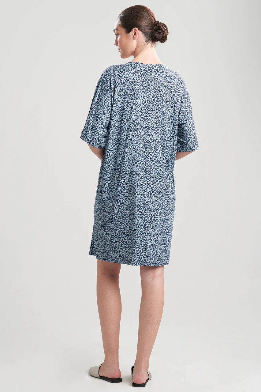 Leo-Printed Cotton Jersey Sleepshirt - Image 2