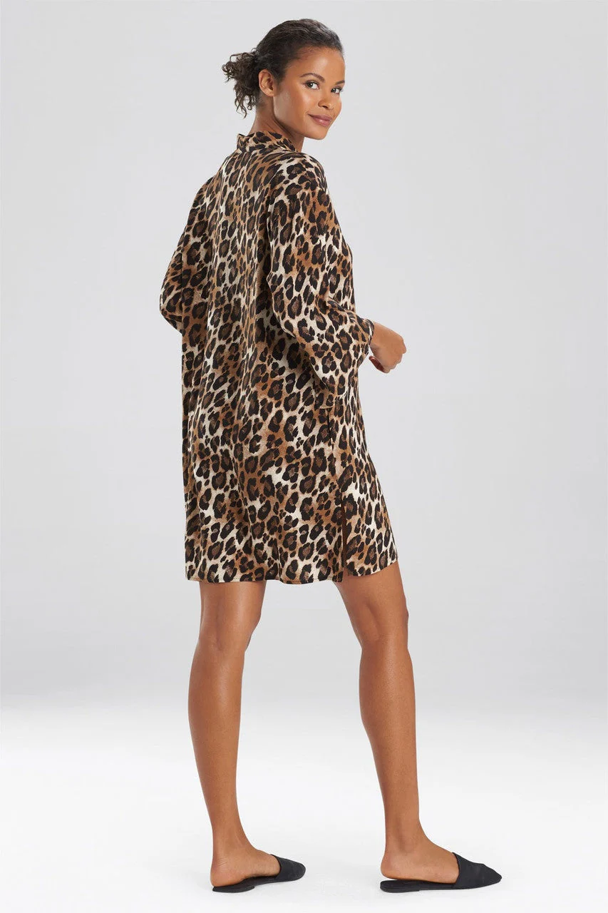Leopard Challis Sleepshirt - Image 3