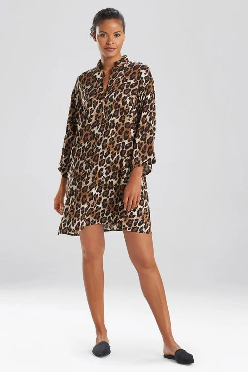 Leopard Challis Sleepshirt - Image 5