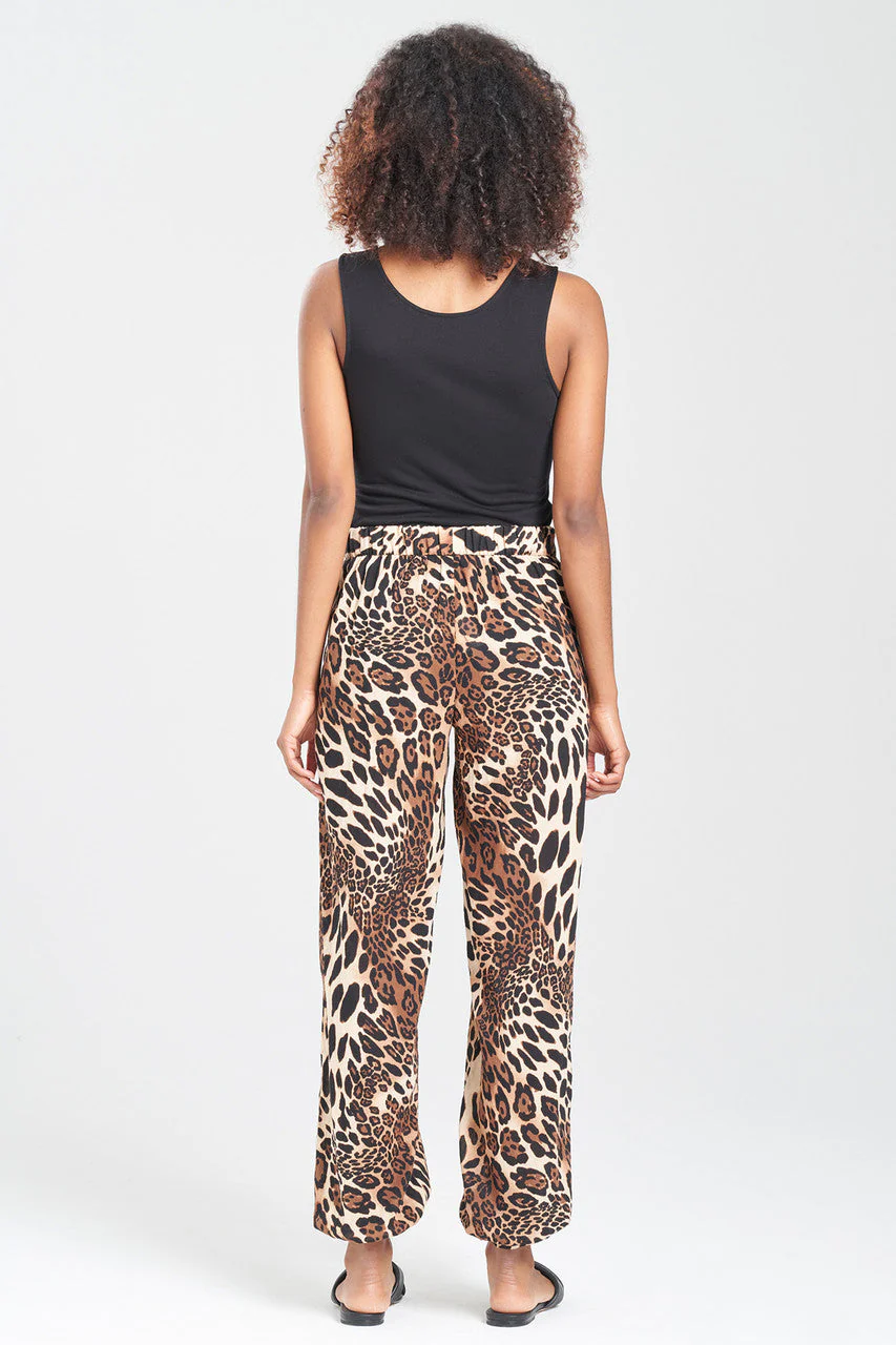 Leopard Cotton Gauze Pants - Image 3