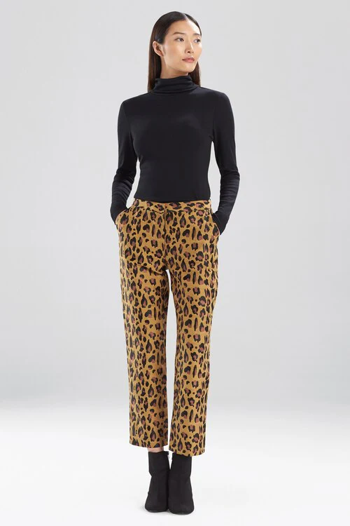Leopard Jacquard Pants - Image 8