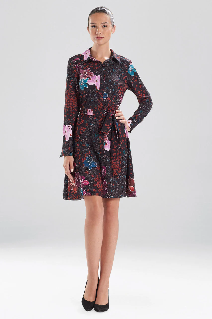 Leopard Orchid Shirt Dress - Image 2