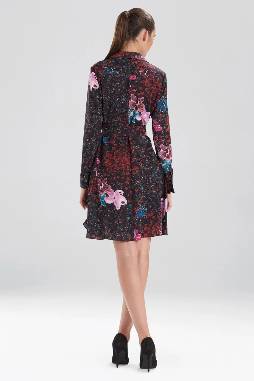 Leopard Orchid Shirt Dress - Image 3