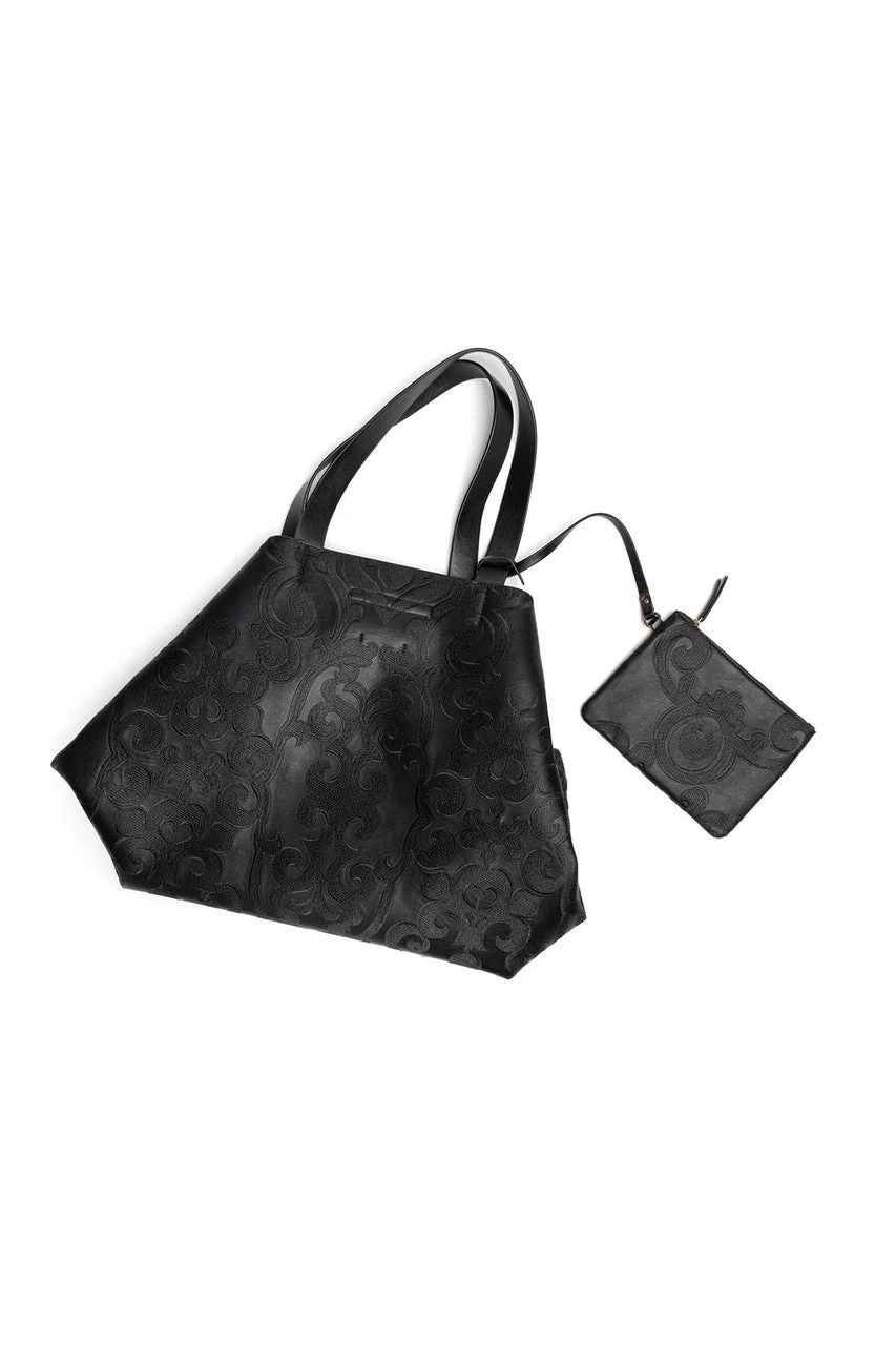 Leticia Embroidery Large Tote Bag - Image 5