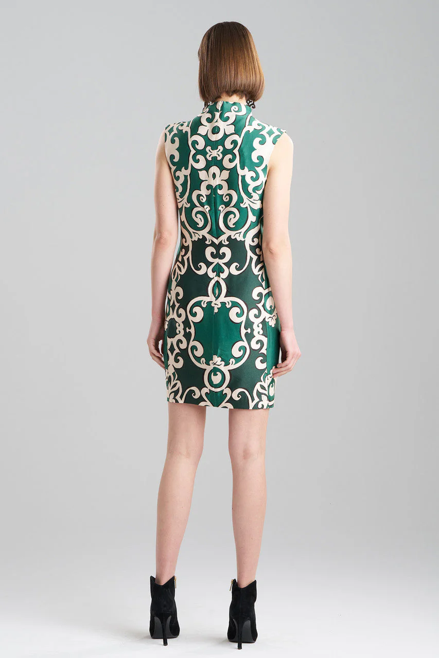 Leticia Printed Crepe Sheath Dress - Image 3
