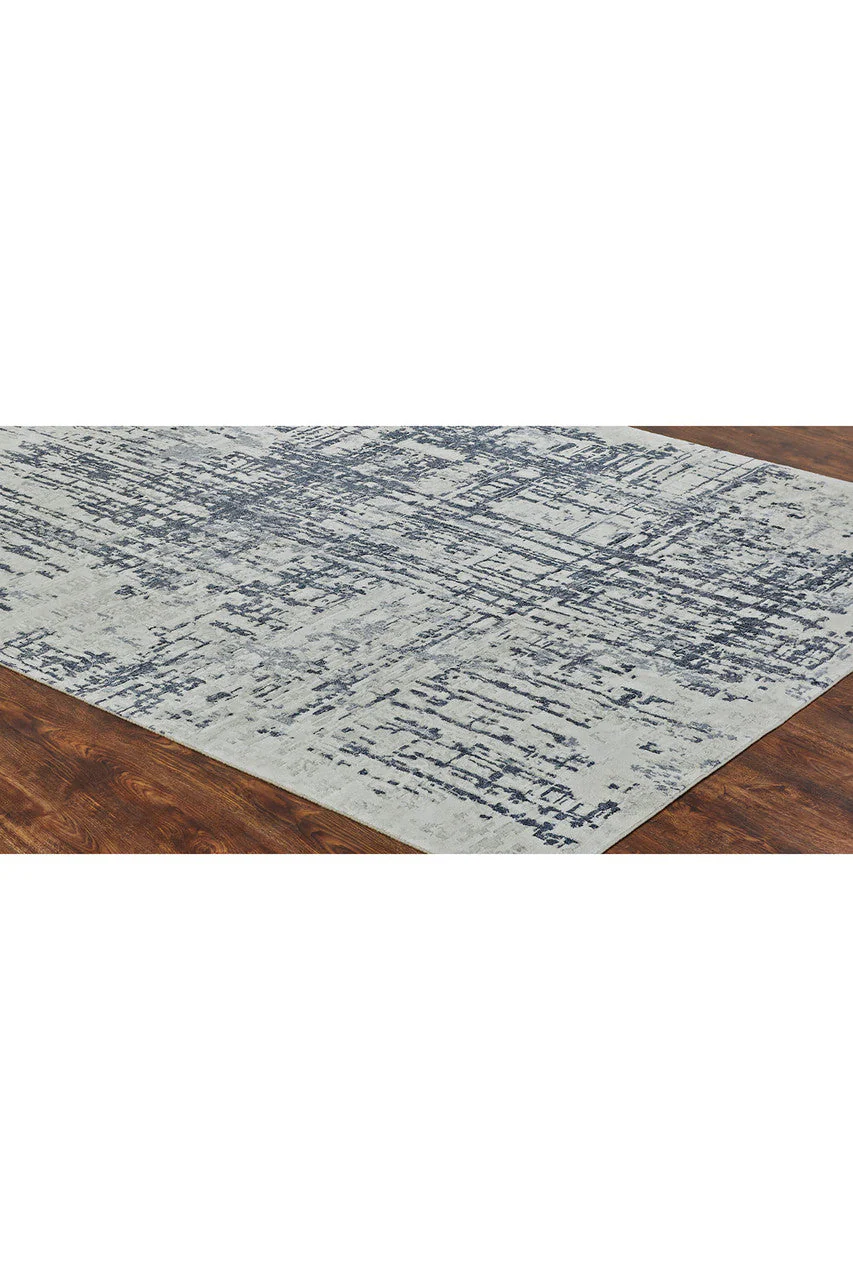 Lhasa- Abstract Blues Rug - Image 2