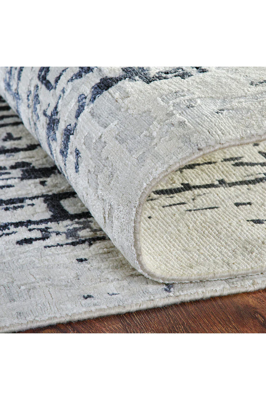 Lhasa- Abstract Blues Rug - Image 3