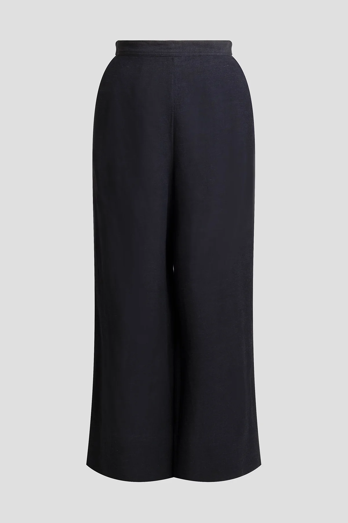 Light Weight Linen Cropped Wide Leg Pants - Image 3