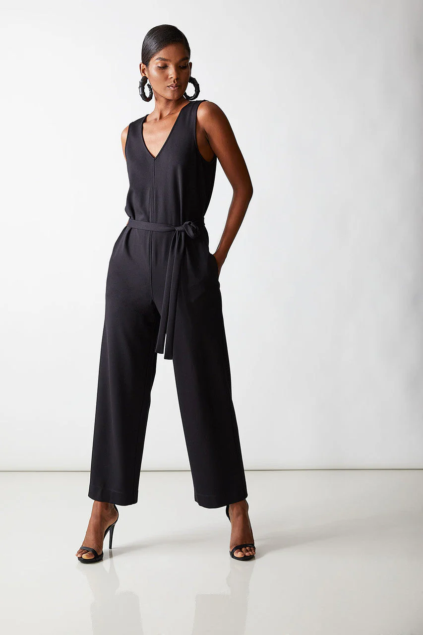 Light Weight Ponte Jumpsuit - Image 2