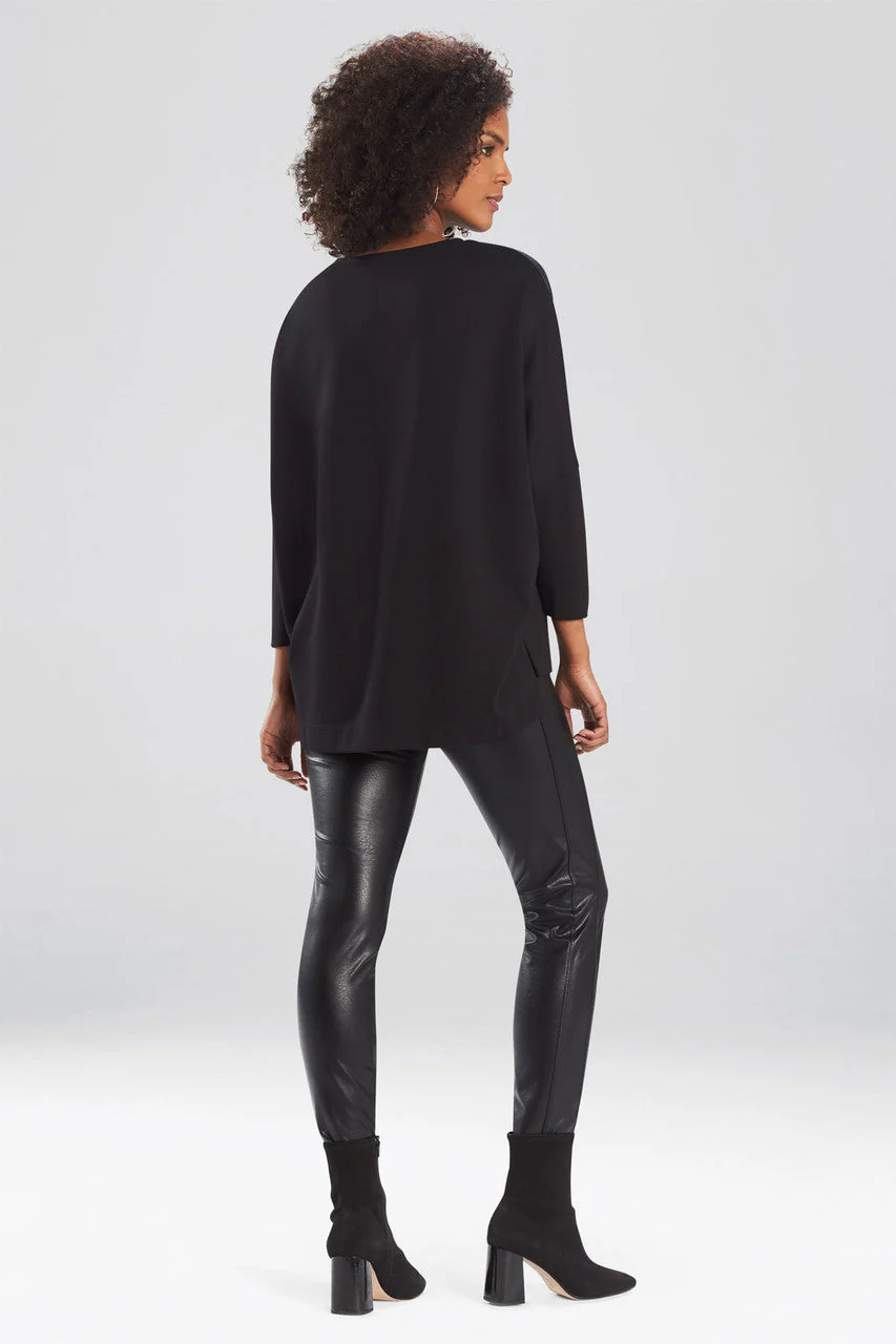 Light Weight Ponte Oversized Tunic - Image 3