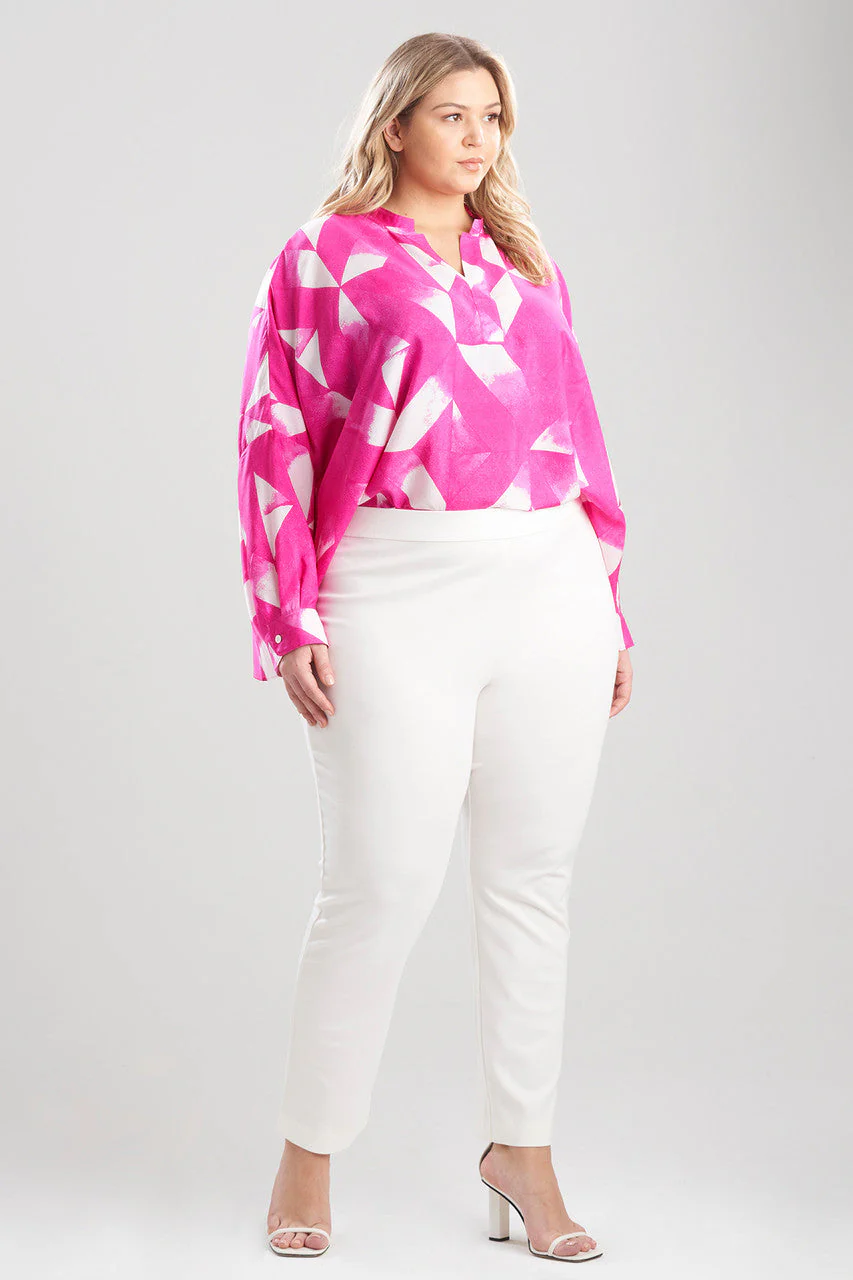 Light Weight Ponte Slim Pants - Image 3
