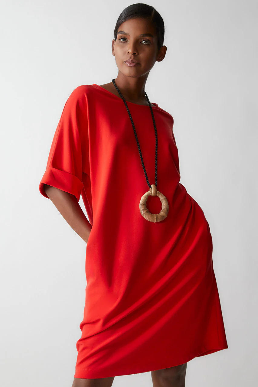 Light Weight Ponte T-Shirt Dress - Image 4