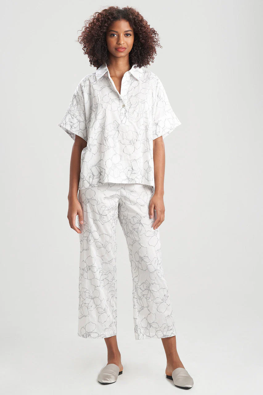 Lily-Cotton Sateen W/Embroidery PJ - Image 2