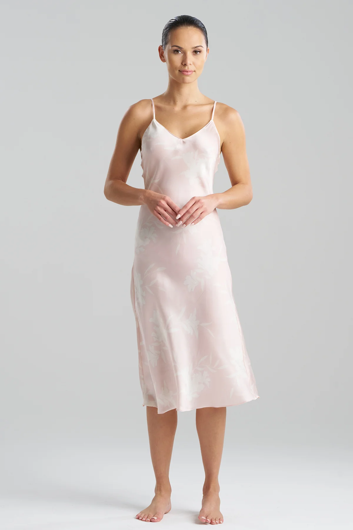 Lily Printed Satin Icon Slip Dress - Image 2
