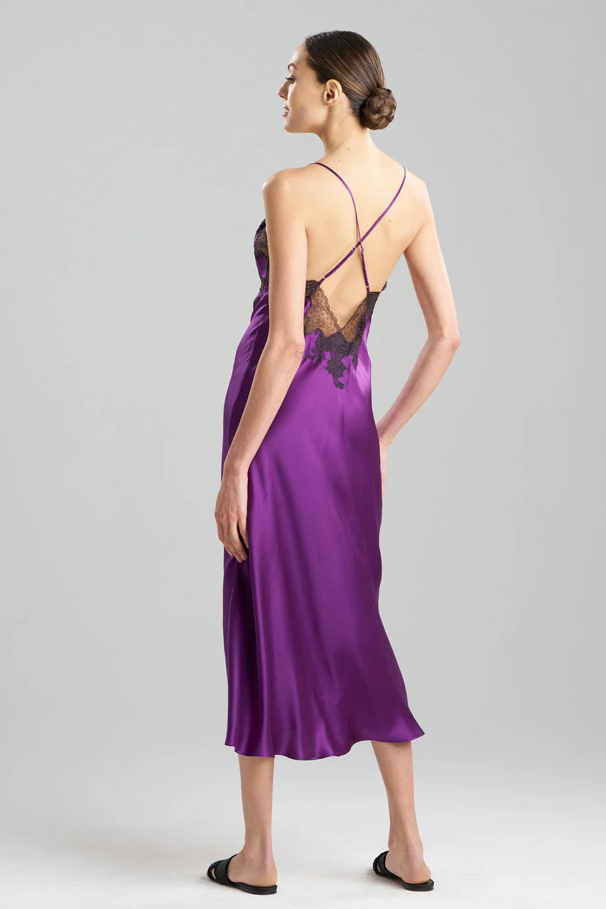 Lolita Lace Low Back Silk Slip Dress - Image 5