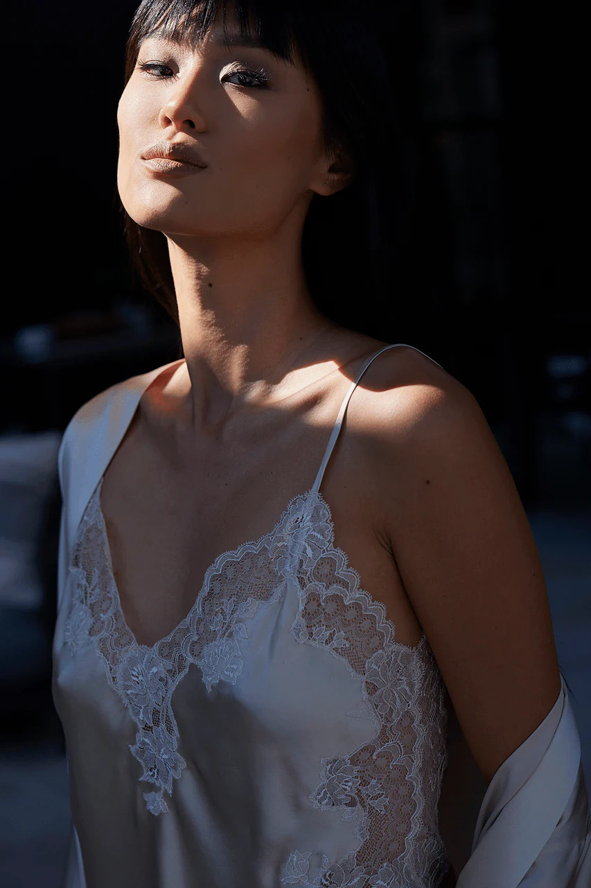 Lolita Lace Trim Silk Cami PJ - Image 3