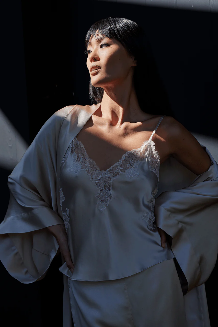 Lolita Lace Trim Silk Cami PJ - Image 4