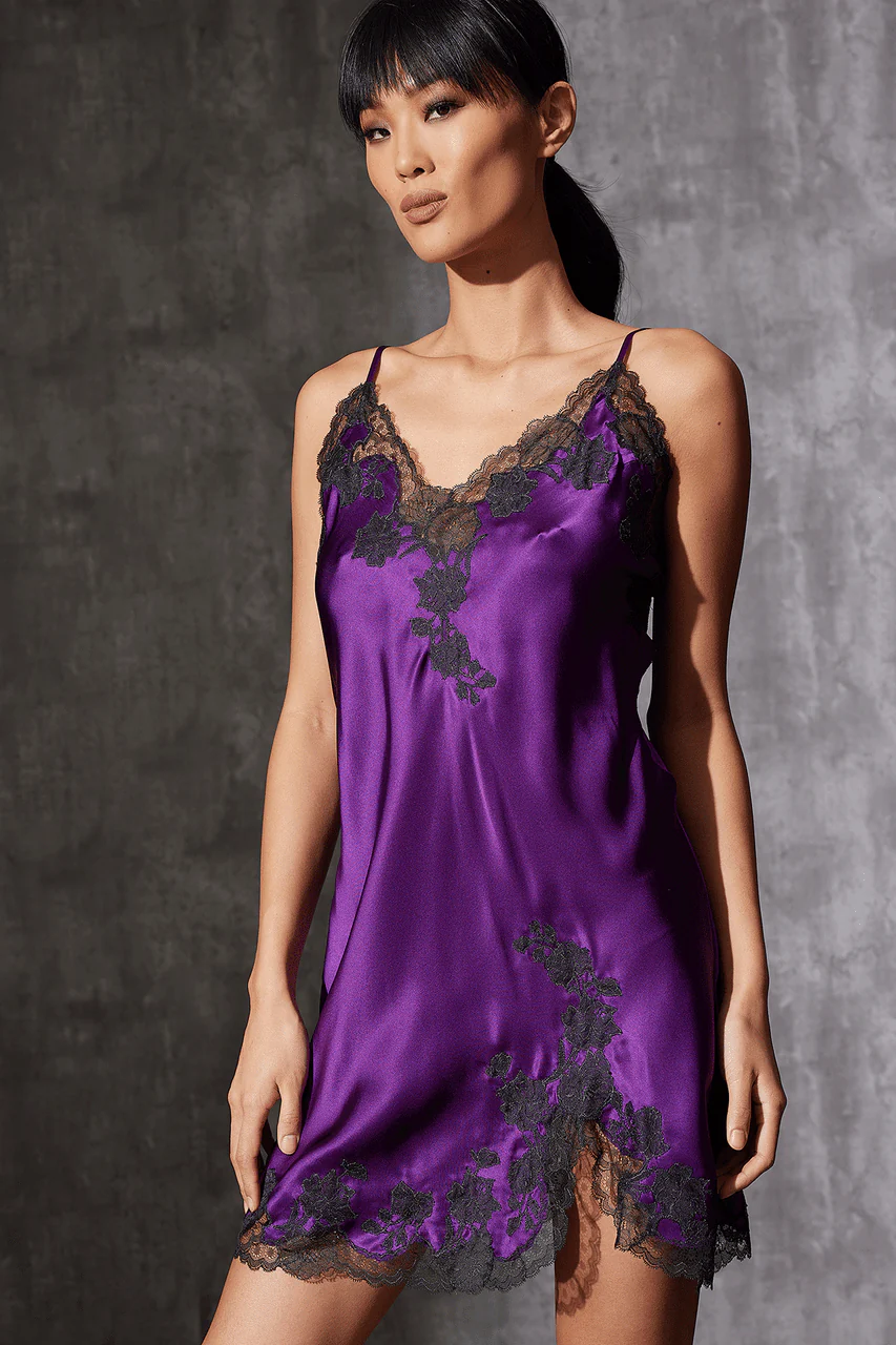 Lolita Lace Trim Silk Chemise - Image 3