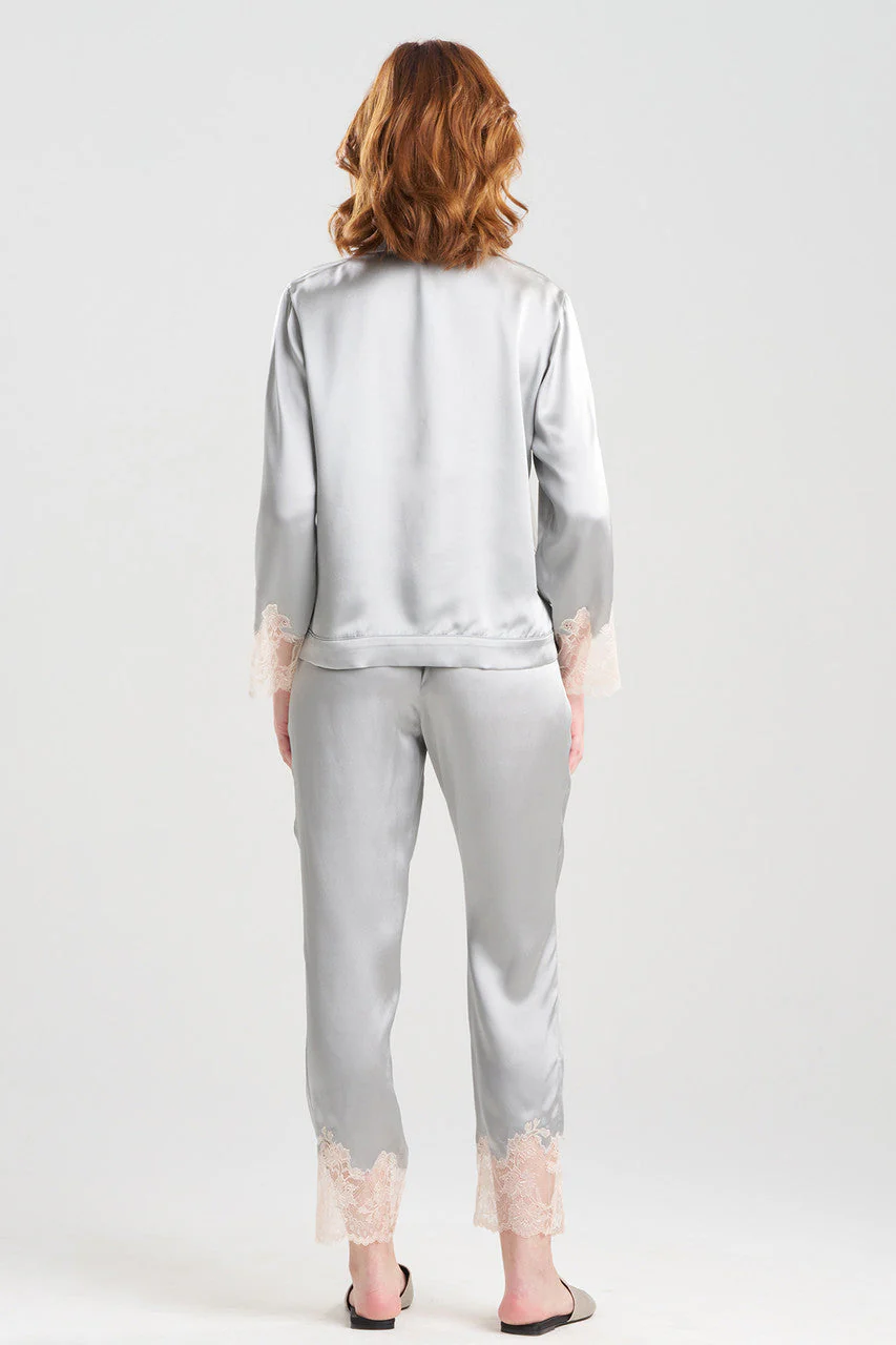 Lolita Lace Trim Silk Notch PJ - Image 2