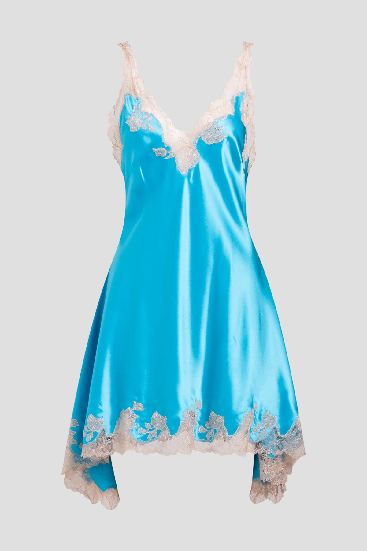 Lolita Lace V-Neck Silk Chemise - Image 5