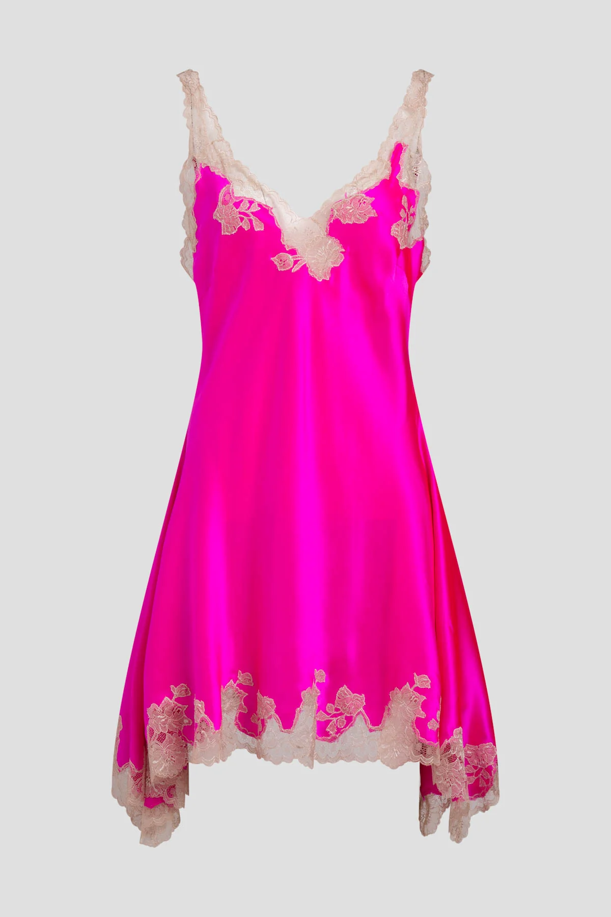 Lolita Lace V-Neck Silk Chemise - Image 5