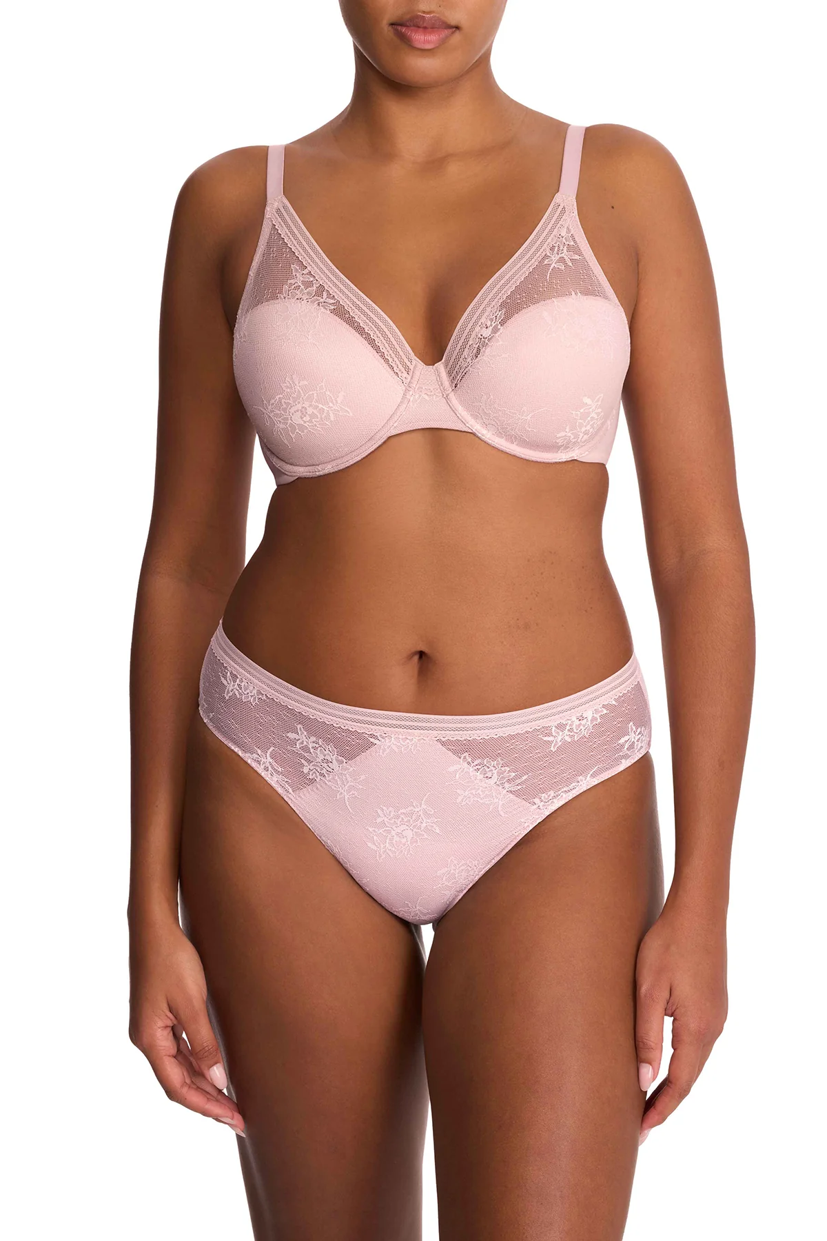 Love Lace Full Coverage Plunge T-Shirt Bra - Image 5