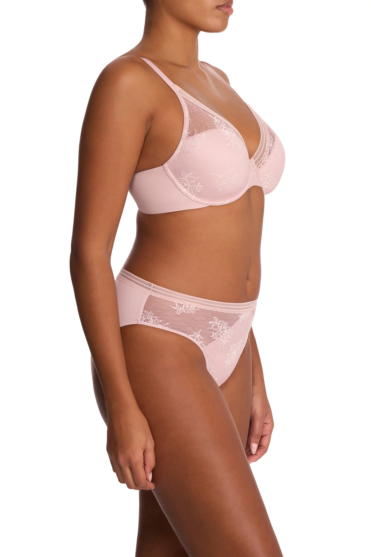 Love Lace Full Coverage Plunge T-Shirt Bra - Image 6