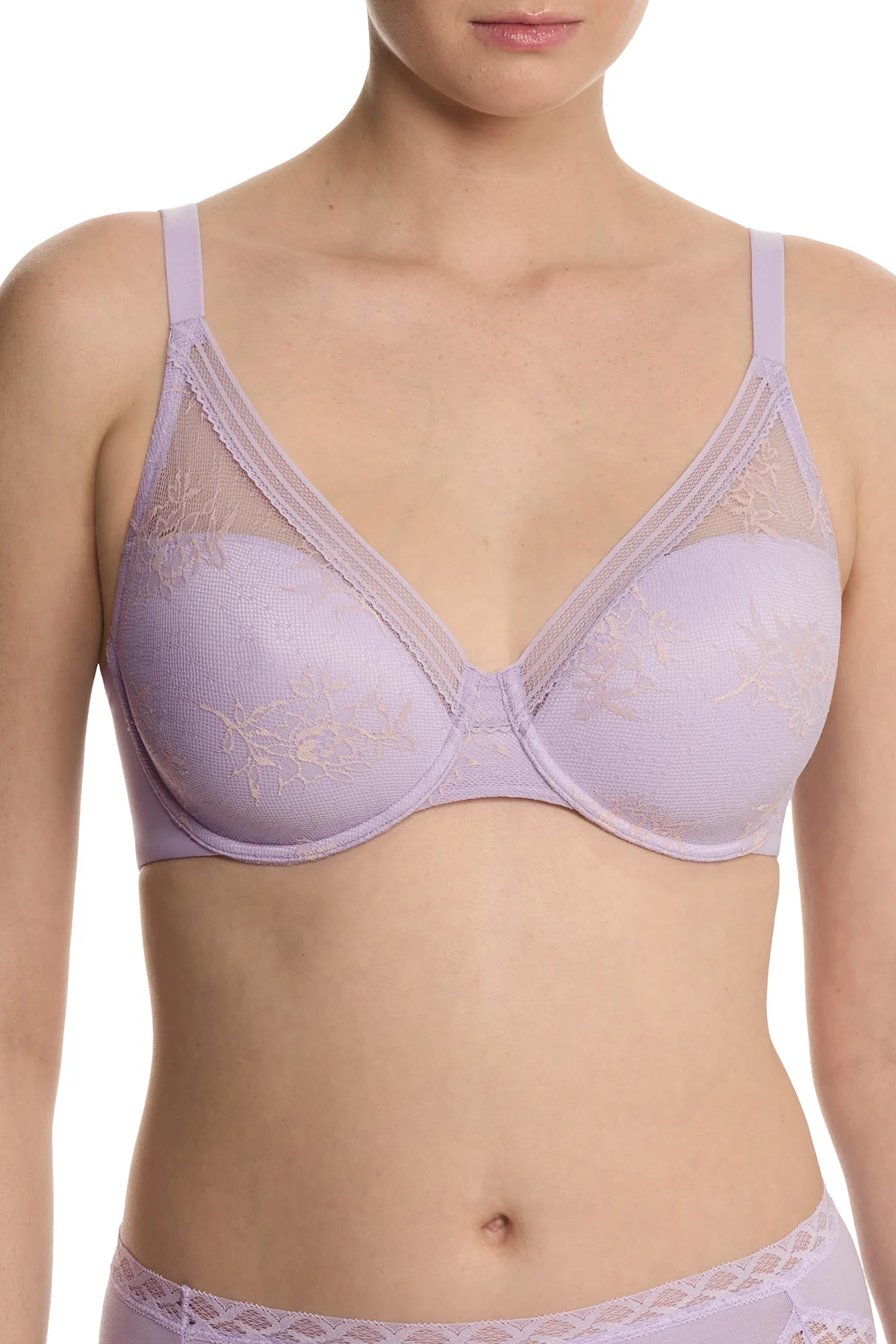 Love Lace Full Coverage Plunge T-Shirt Bra - Image 2