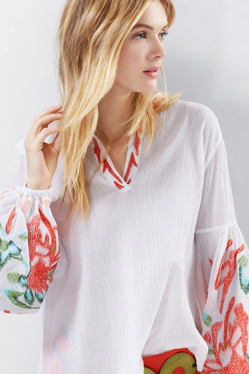 Lucia Peasant Blouse Tunic - Image 4