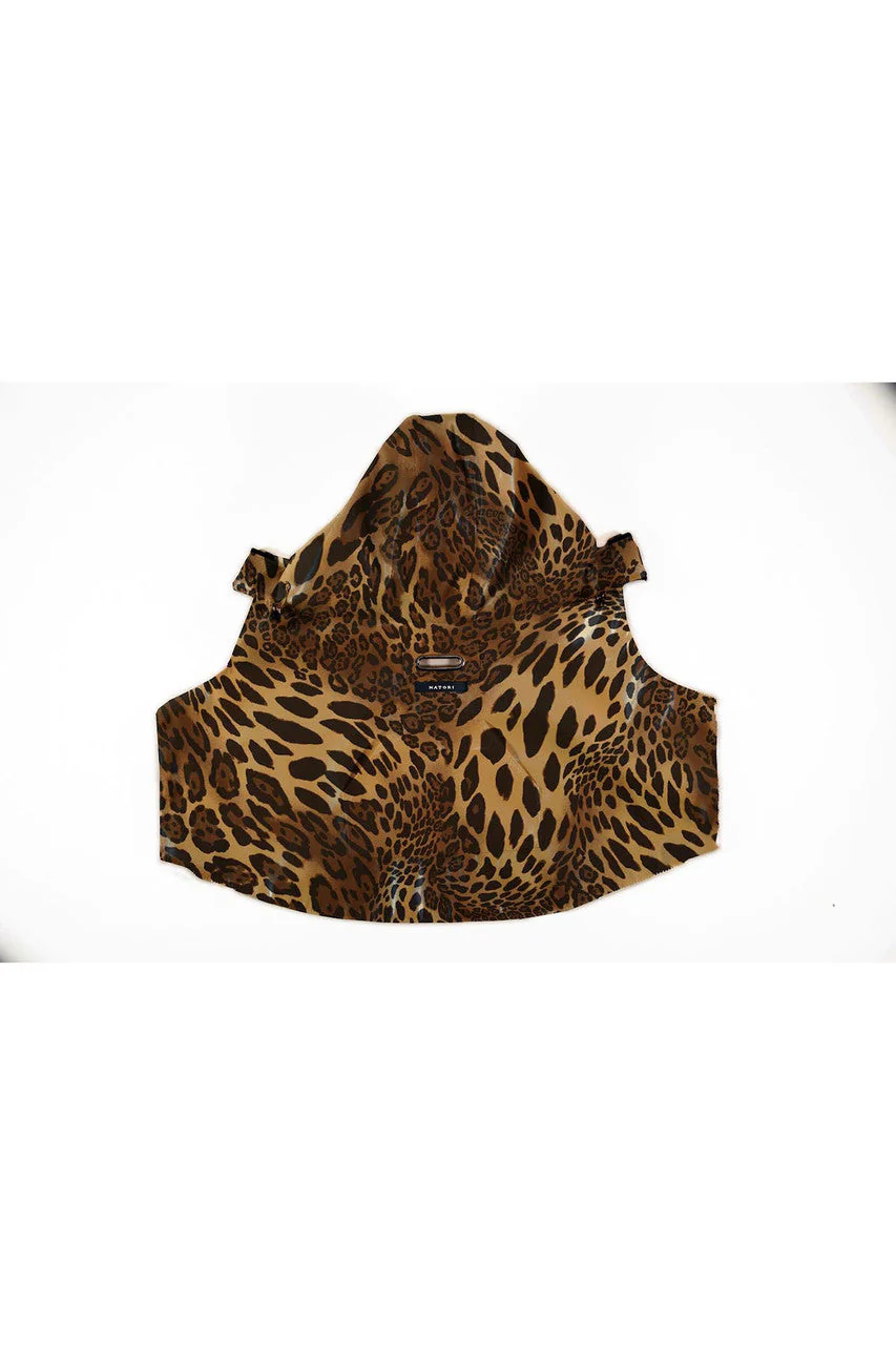 Luxe Leopard Dog Jacket & Harness - Image 3