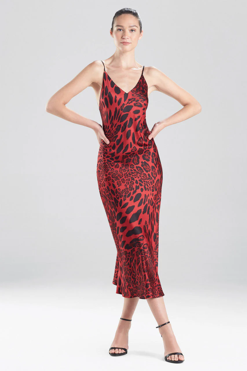 Luxe Leopard Slip Dress - Image 3