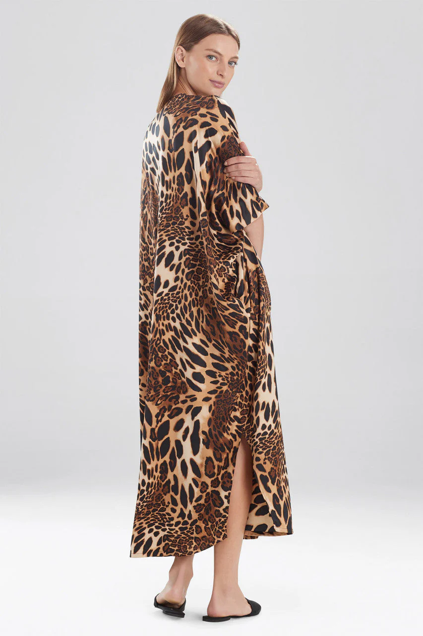 Luxe Leopard Zip Caftan - Image 2
