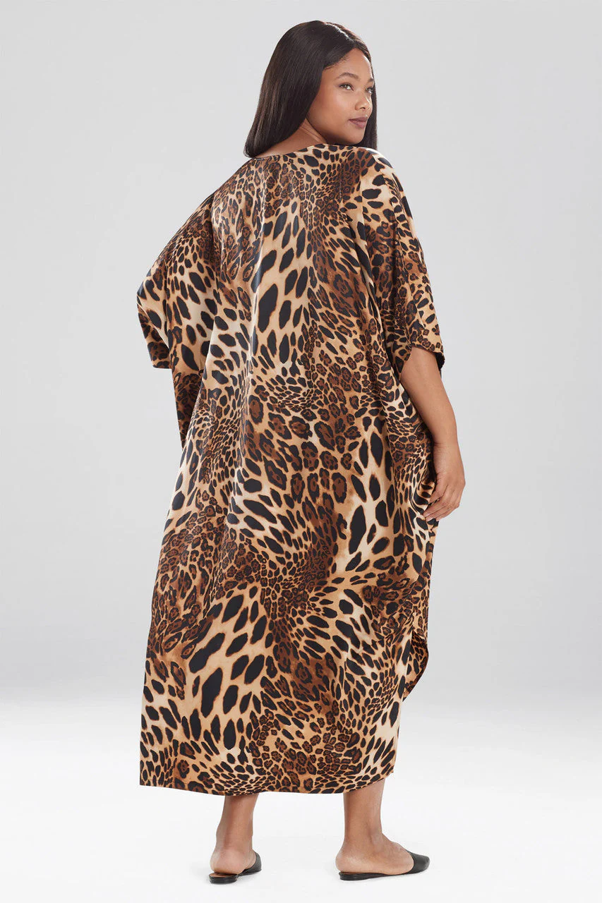 Luxe Leopard Zip Caftan - Image 4
