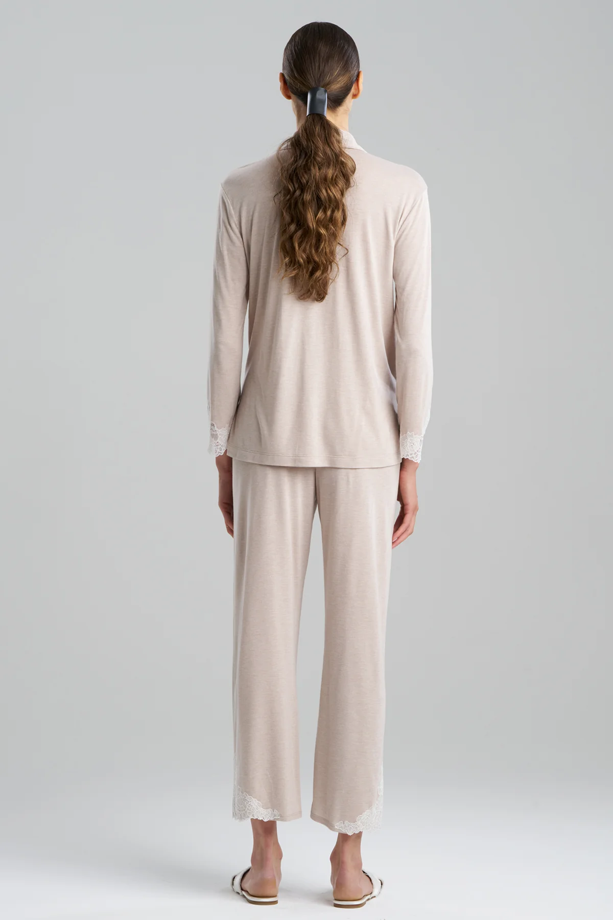 Luxe Shangri-La TENCEL™ Long Sleeve Notch PJ - Image 3