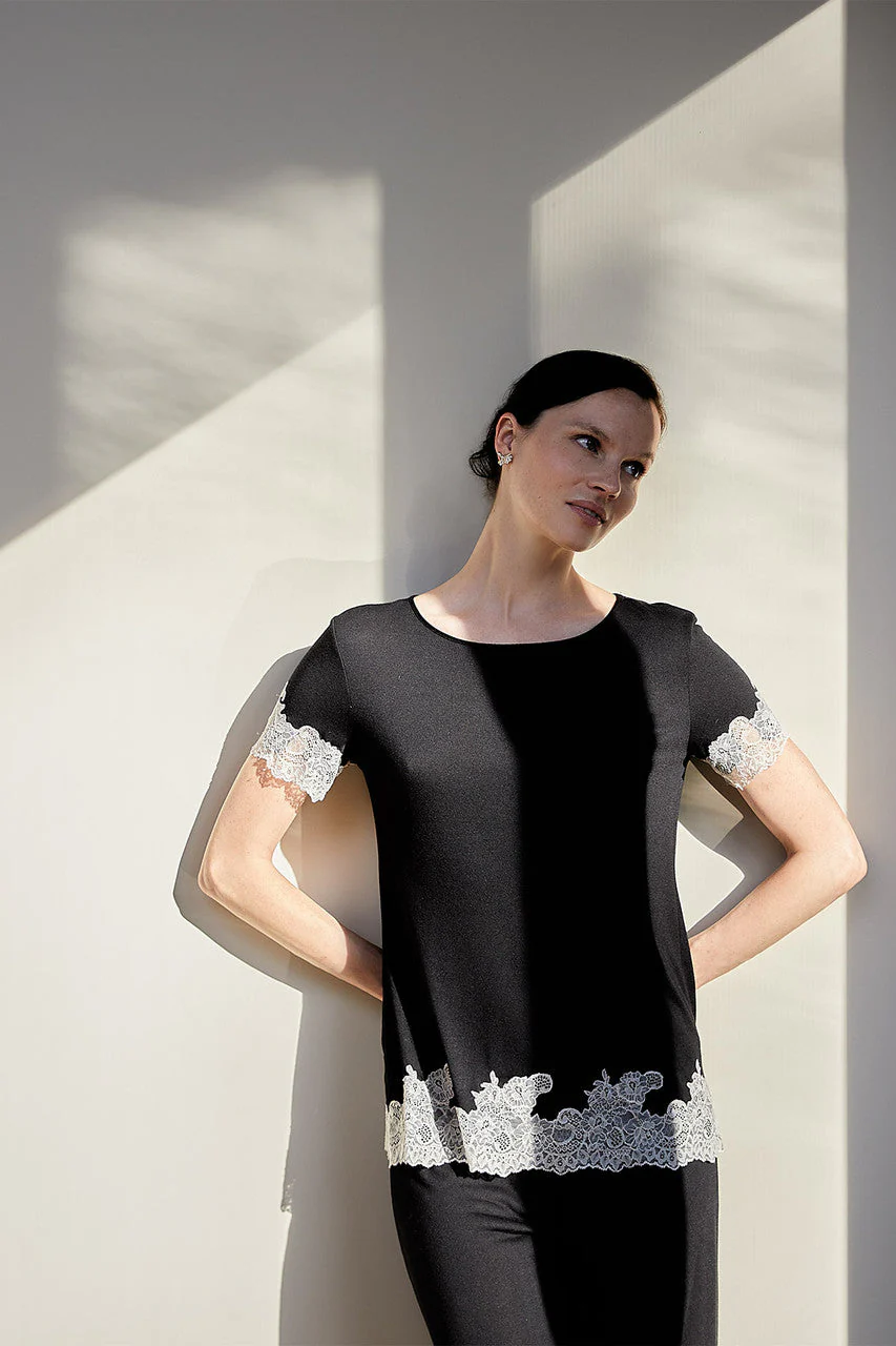 Luxe Shangri-La TENCEL™ Short Sleeve PJ Basics