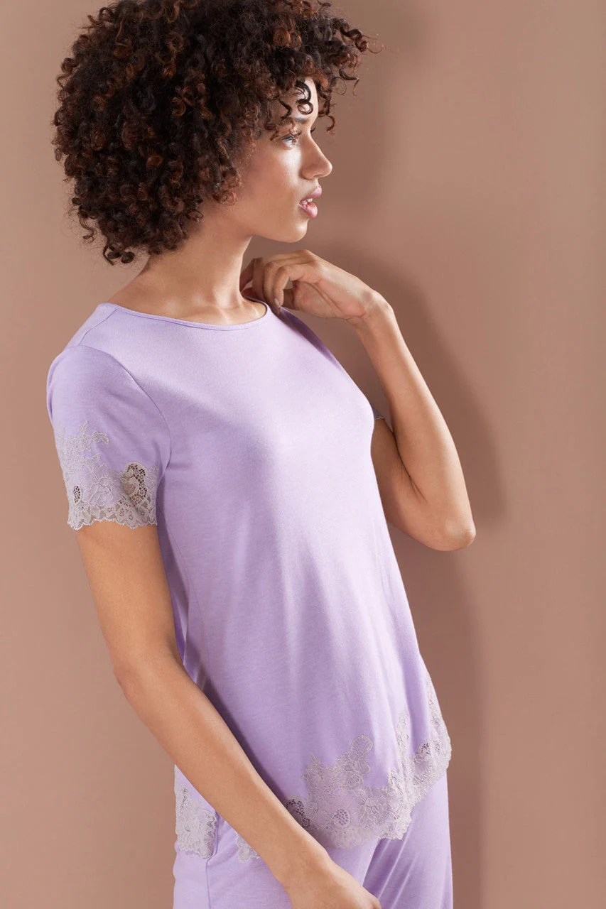 Luxe Shangri-La TENCEL™ Short Sleeve PJ Basics - Image 4